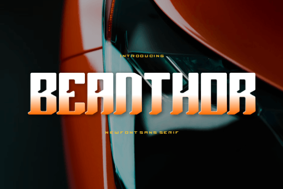 Beanthor: The Bold Display Font Redefining Modern Visual Impact
