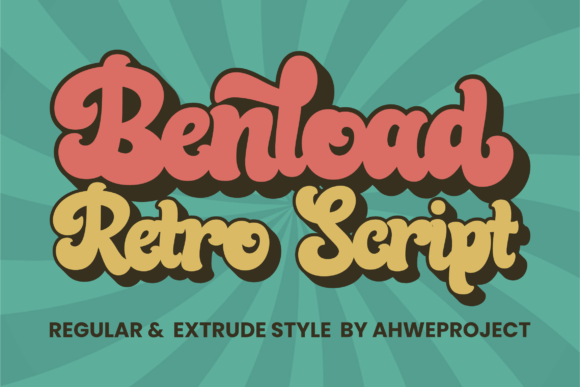 Benload: Bold Retro Font for Modern Design