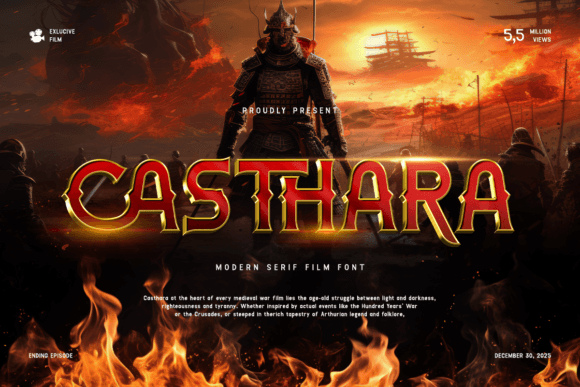 Casthara: Elevating Visual Storytelling with Cinematic Typography