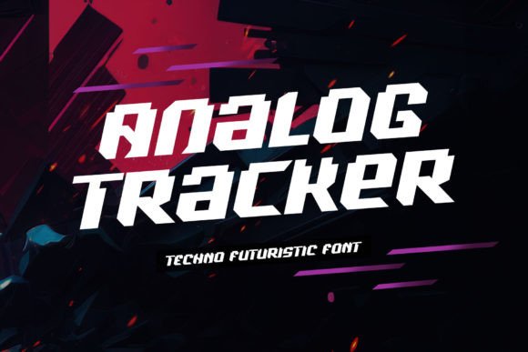 Discover the Future with Analog Tracker: A Dynamic Techno Font for Modern Design
