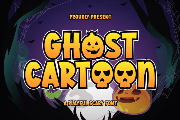 Ghost Cartoon: A Playful Halloween Font