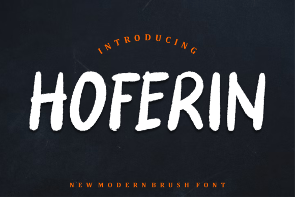 Hoferin: Evaluating a Bold Brush Display Font for Modern Design