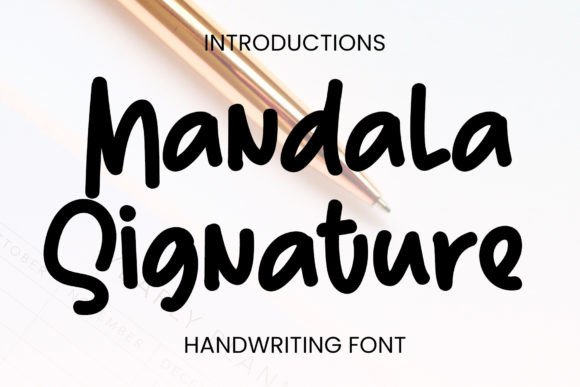 Mandala Signature: Adding a Personal Touch to Your Digital and Print Designs