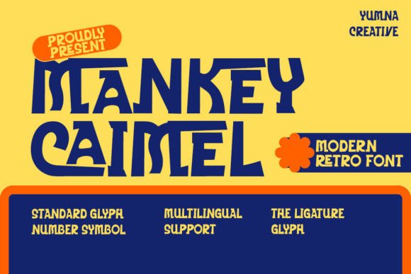 Mankey Caimel: Modern Retro Typography