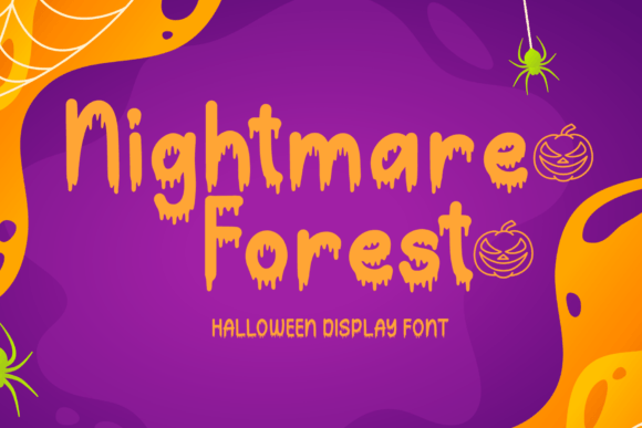 Nightmare Forest: Elevating Halloween Design with Atmospheric Typography
