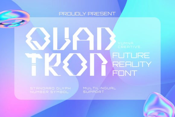 Quadtron: Elevating Digital Design with Futuristic Typography