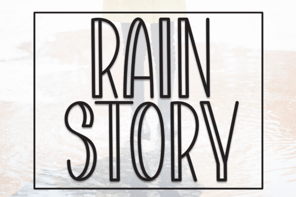 Rain Story and Morning Sunrise: Embracing the Charm of Casual Display Fonts in Modern Design