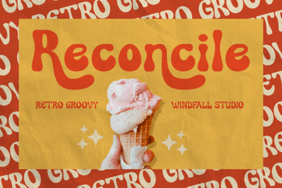 Reconcile: Bridging Retro Nostalgia and Modern Design with a Groovy Font
