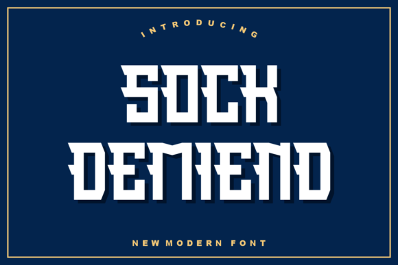 Sock Demiend: Evaluating a Bold Display Font for Modern Design Projects